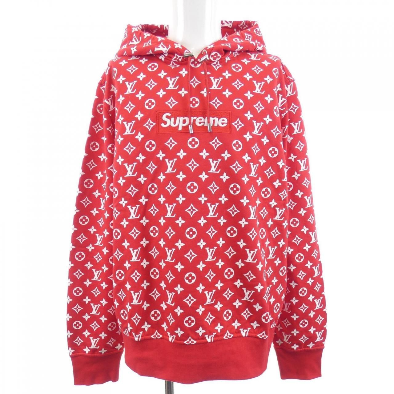 Louis Vuitton Monogram Bock Logo Pullover Supreme Hoodie