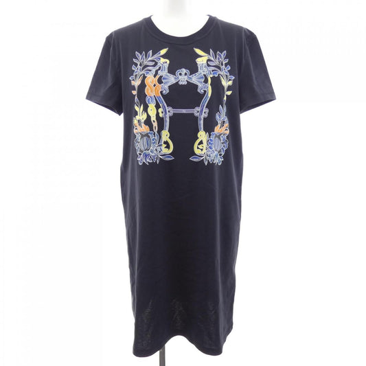 Hermes Cartouche Della Cavalleria Cut Dress