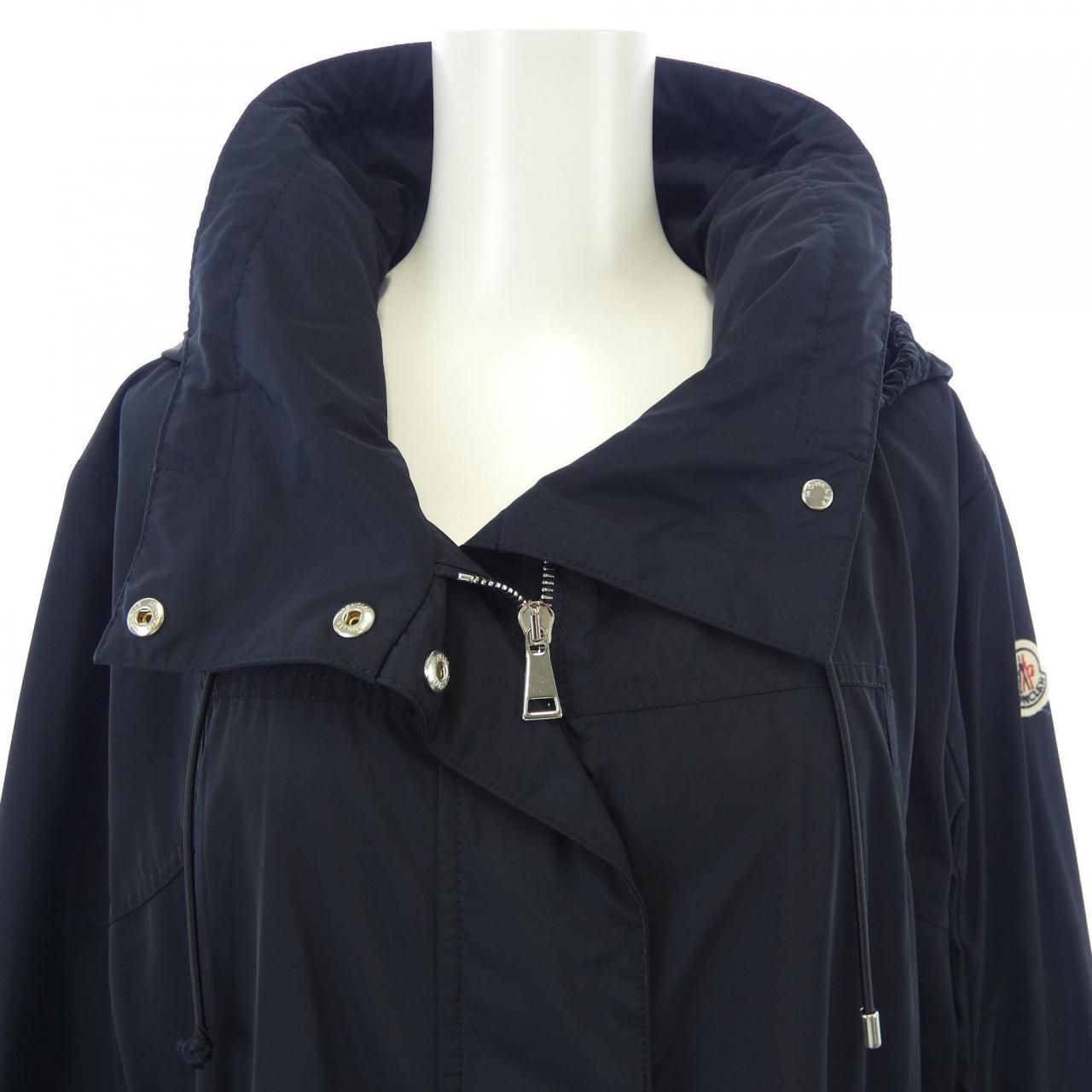 Moncler Ocre Coat Navy — view 5