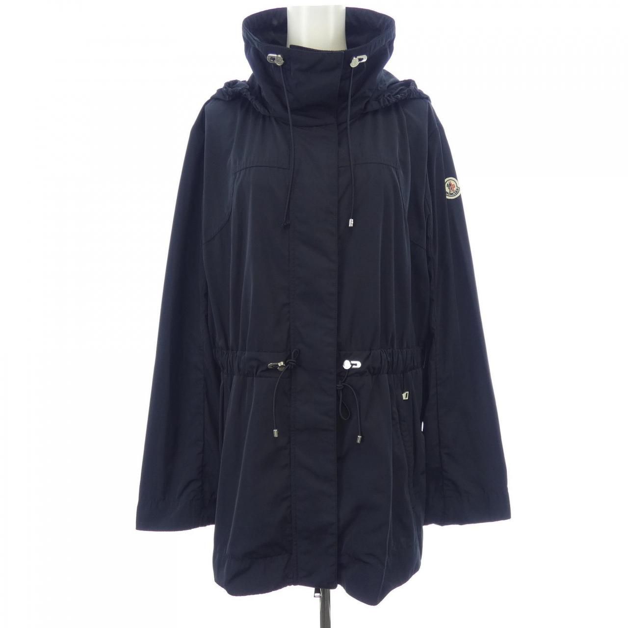 Moncler Ocre Coat Navy