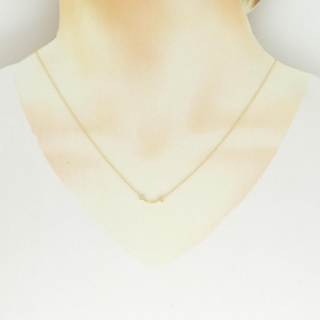 Tiffany & Co T Smile Mini Necklace — view 5