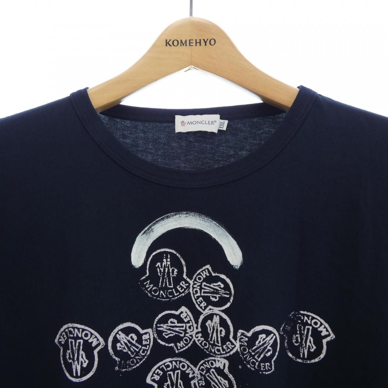 Moncler T-Shirt Navy — view 5
