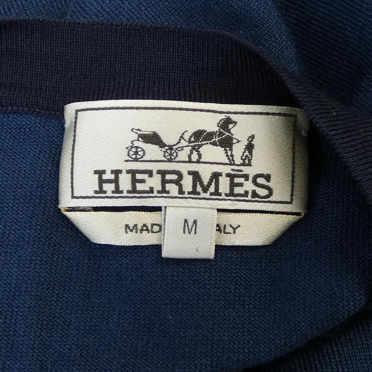 Hermes Knit Sweater Navy — view 4