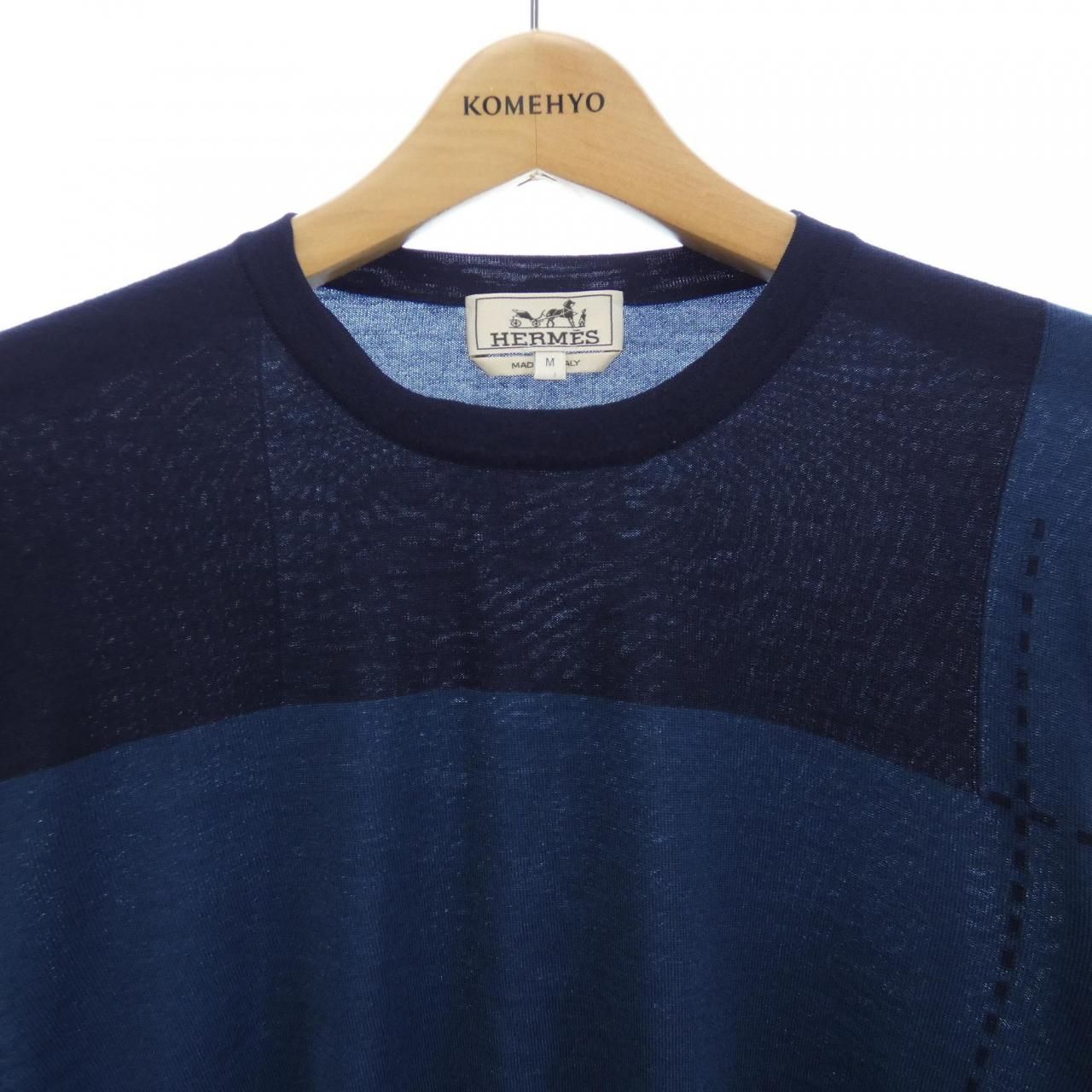 Hermes Knit Sweater Navy — view 5
