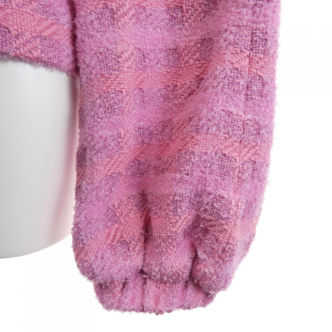 Chanel Collarless Jacket Pink — view 7