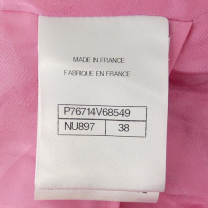 Chanel Collarless Jacket Pink — view 4