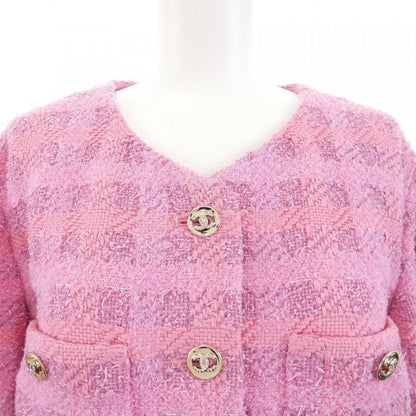 Chanel Collarless Jacket Pink — view 6