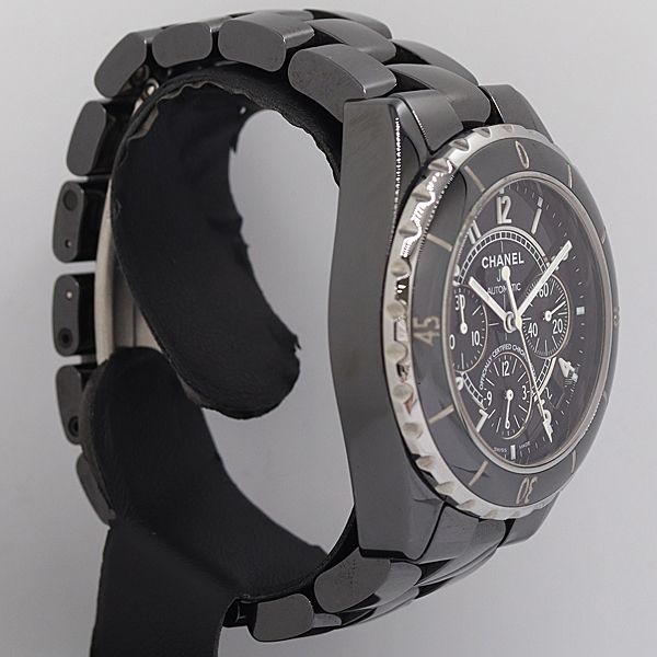 Chanel Chronograph Automatic Winding Black Dial Watch — view 2