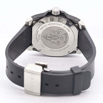 Gucci And Dive 136.3 Quartz Black Dial Watch — view 4