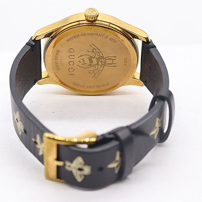 Gucci Timeless Bee 126.4 Quartz Black Dial Watch — view 4
