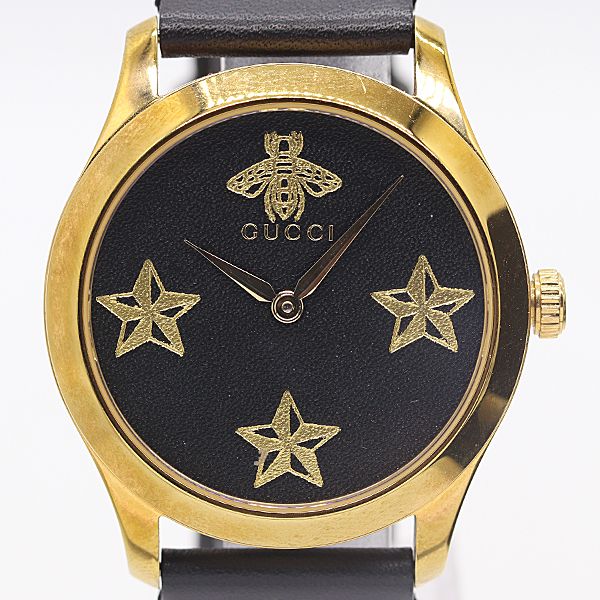 Gucci Timeless Bee 126.4 Quartz Black Dial Watch