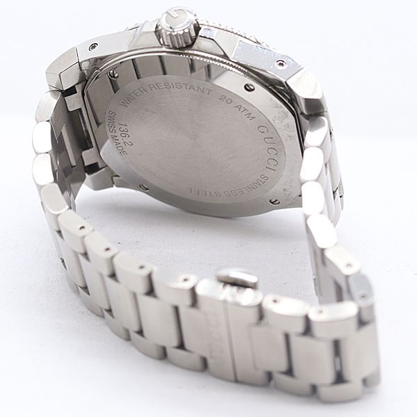 Gucci And Dive 136.2 Quartz Black Dial Watch — view 4