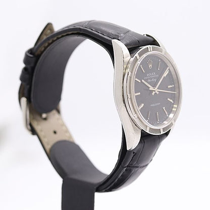 Rolex Air King Automatic Winding Black Dial Watch — view 2