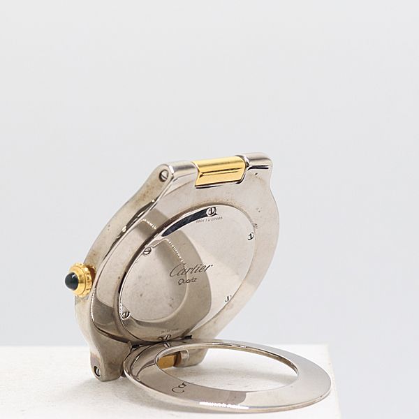 Cartier Must 21 Anniversary Limited to Travel Clock Quartz Ivory Dial — view 3