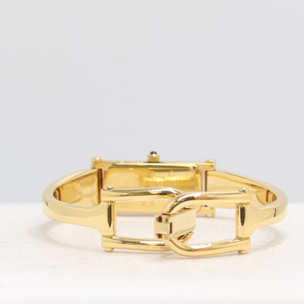 Gucci Quartz Bangle Watch Gold Dial — view 4