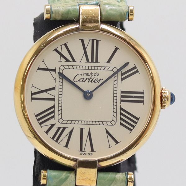 Cartier Must Vendome Quartz Ivory Dial Watch