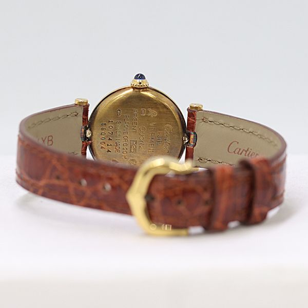 Cartier Guaranteed and in Must Vendome Quartz Ivory Dial Watch — view 4