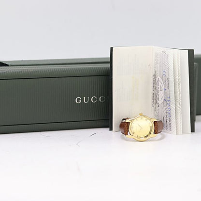 Gucci Quartz Gold Dial Watch — view 5
