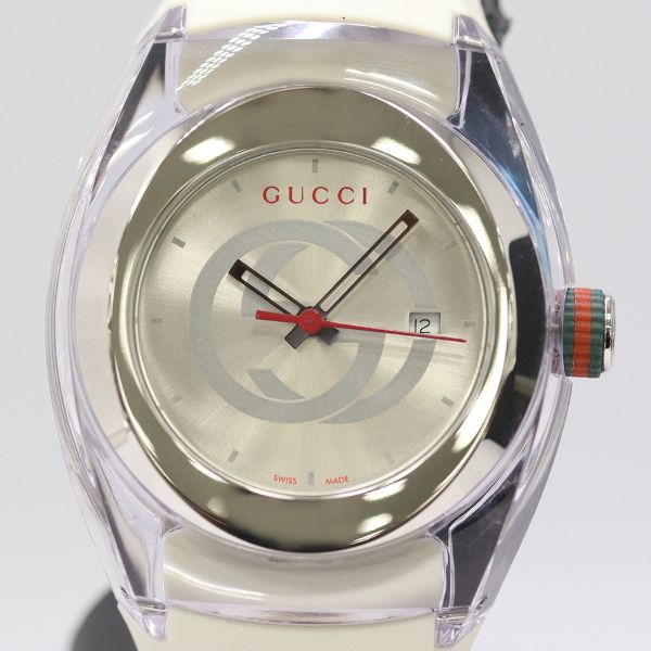 Gucci Sync 137.3 Date Quartz Metallic Dial Watch