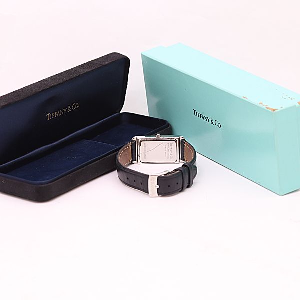 Tiffany & Co Classic Rectangular Qz White Dial Watch — view 4