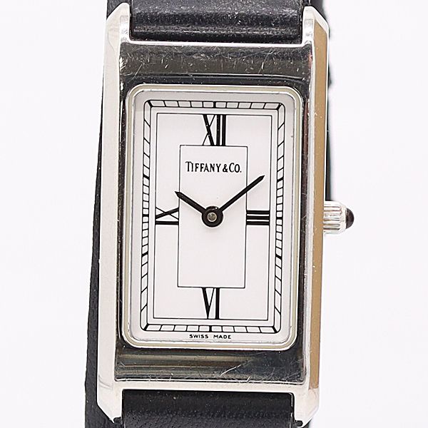 Tiffany & Co Classic Rectangular Qz White Dial Watch