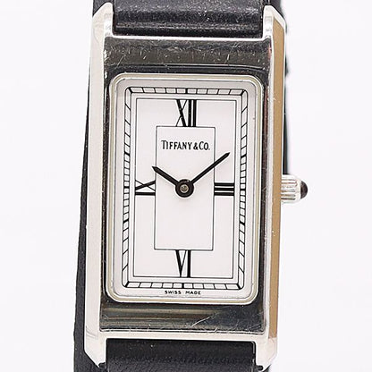 Tiffany & Co Classic Rectangular Qz White Dial Watch