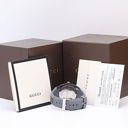 Gucci Sink 137.1 Quartz Date Gray Dial Watch — view 4