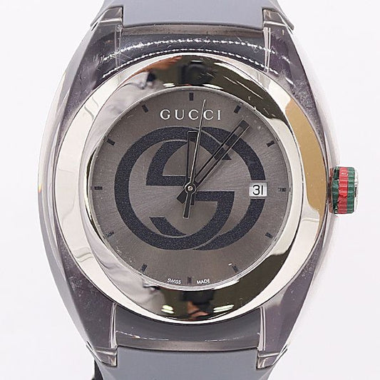 Gucci Sink 137.1 Quartz Date Gray Dial Watch