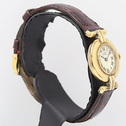 Cartier Operational Must Colise Vermeil SM Quartz Ivory Dial Watch — view 2
