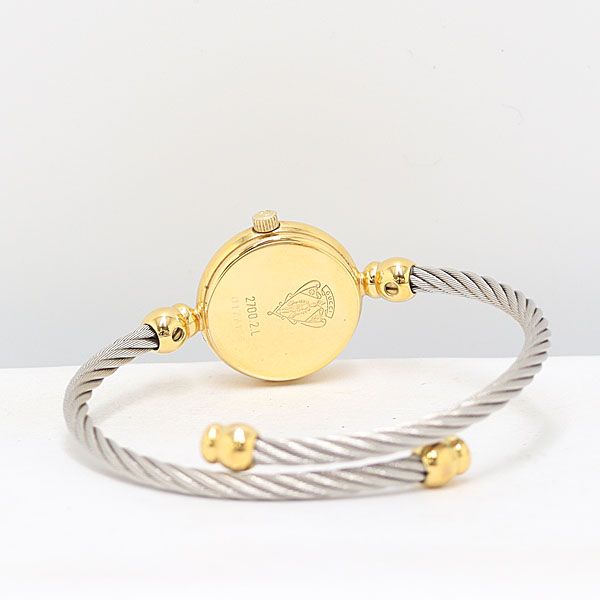 Gucci Quartz Bangle Watch White Shell Dial — view 4
