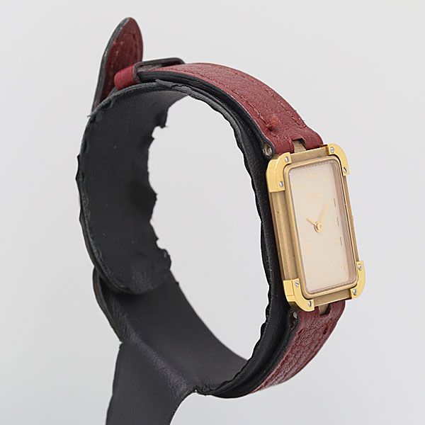 Hermes Croajour Quartz Ivory Dial Watch — view 2