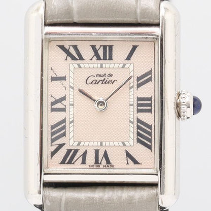 Cartier Must Tank SM Quartz Pink Dial Watch