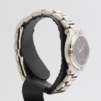 Gucci Quartz Date Black Dial Watch — view 2