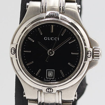 Gucci Quartz Date Black Dial Watch