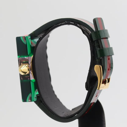 Gucci Vintage Web 143.5 Quartz Plexiglas Skeleton Dial Watch — view 3