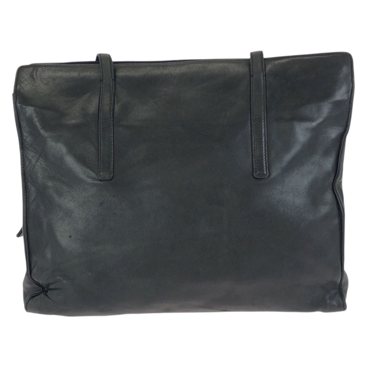 Prada Black Silver Leather Shoulder Bag — view 2