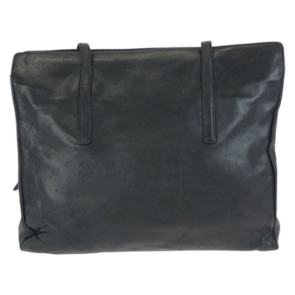 Prada Black Silver Leather Shoulder Bag — view 2