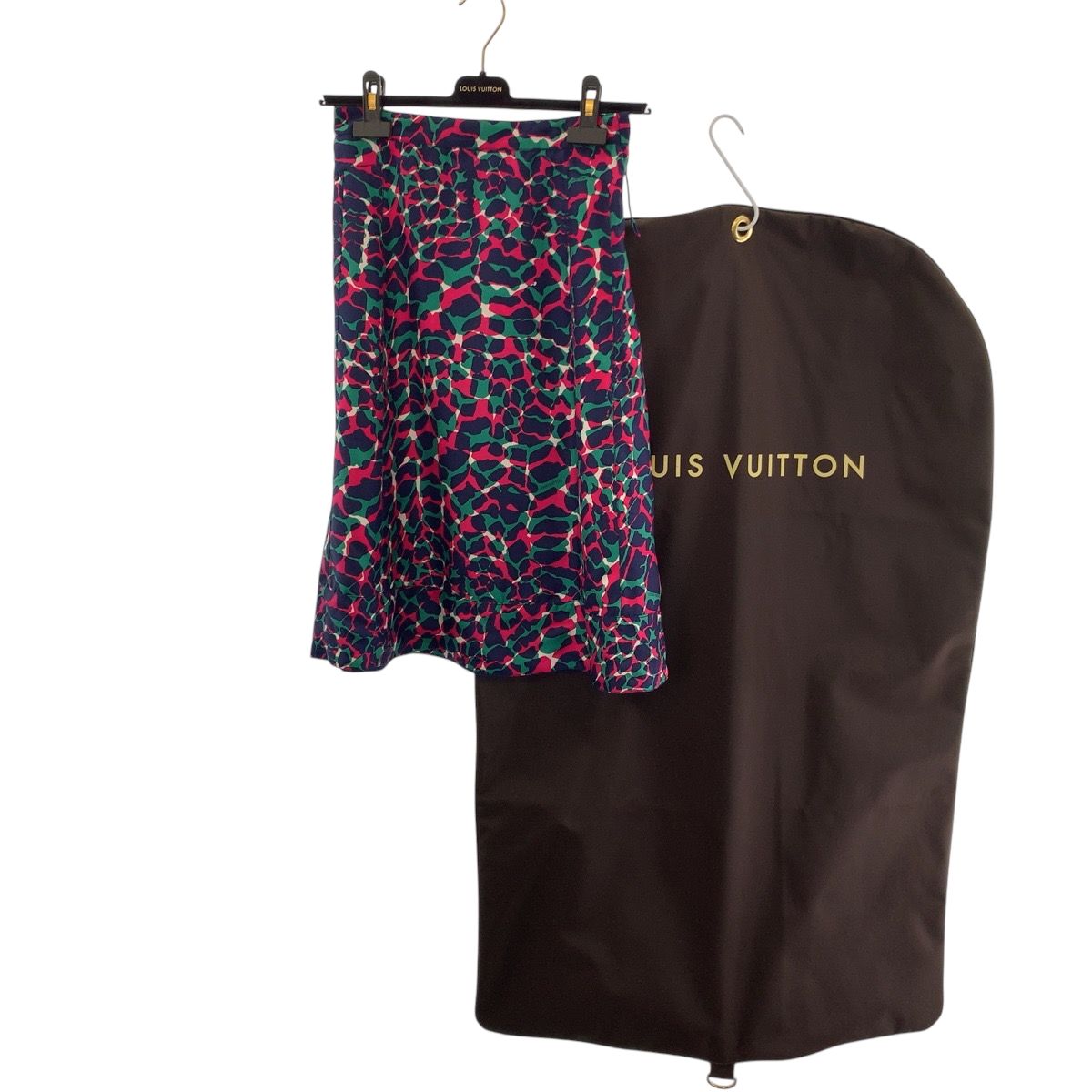 Louis Vuitton 36 Multicolor Silk Skirt Knee Length — view 2