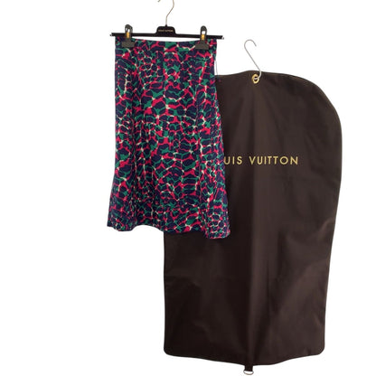 Louis Vuitton 36 Multicolor Silk Skirt Knee Length — view 2