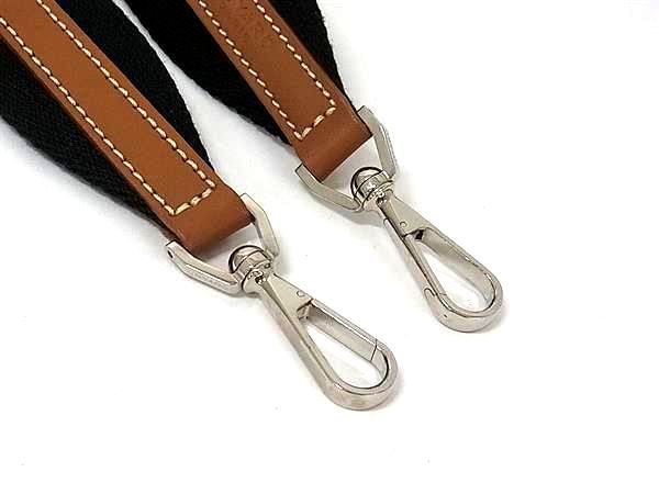 Goyard Shoulder Strap for Canvas Leather Bag Belt Black Brown — view 3