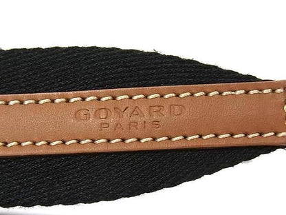 Goyard Shoulder Strap for Canvas Leather Bag Belt Black Brown — view 4