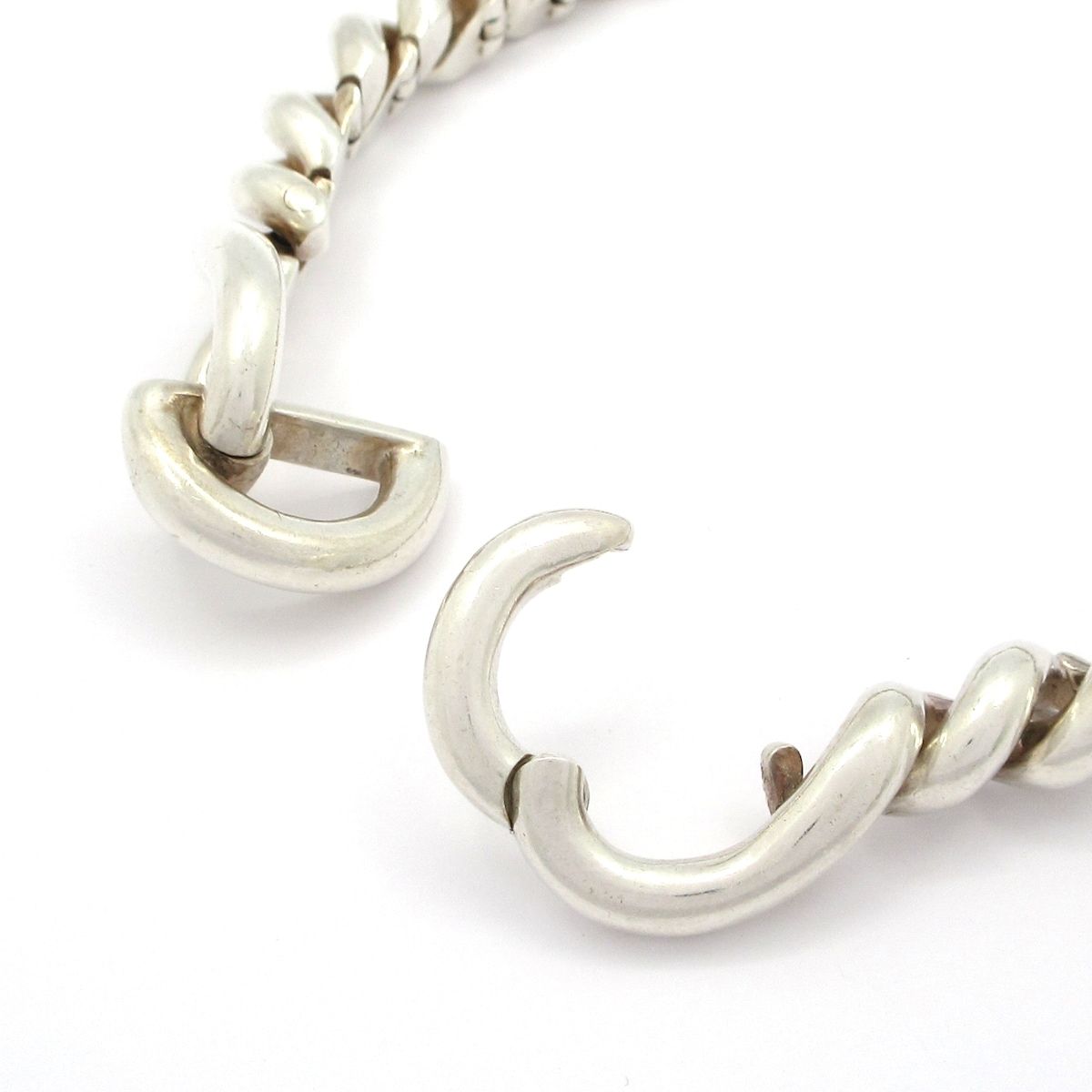 Hermes Necklace Torsade Silver — view 4