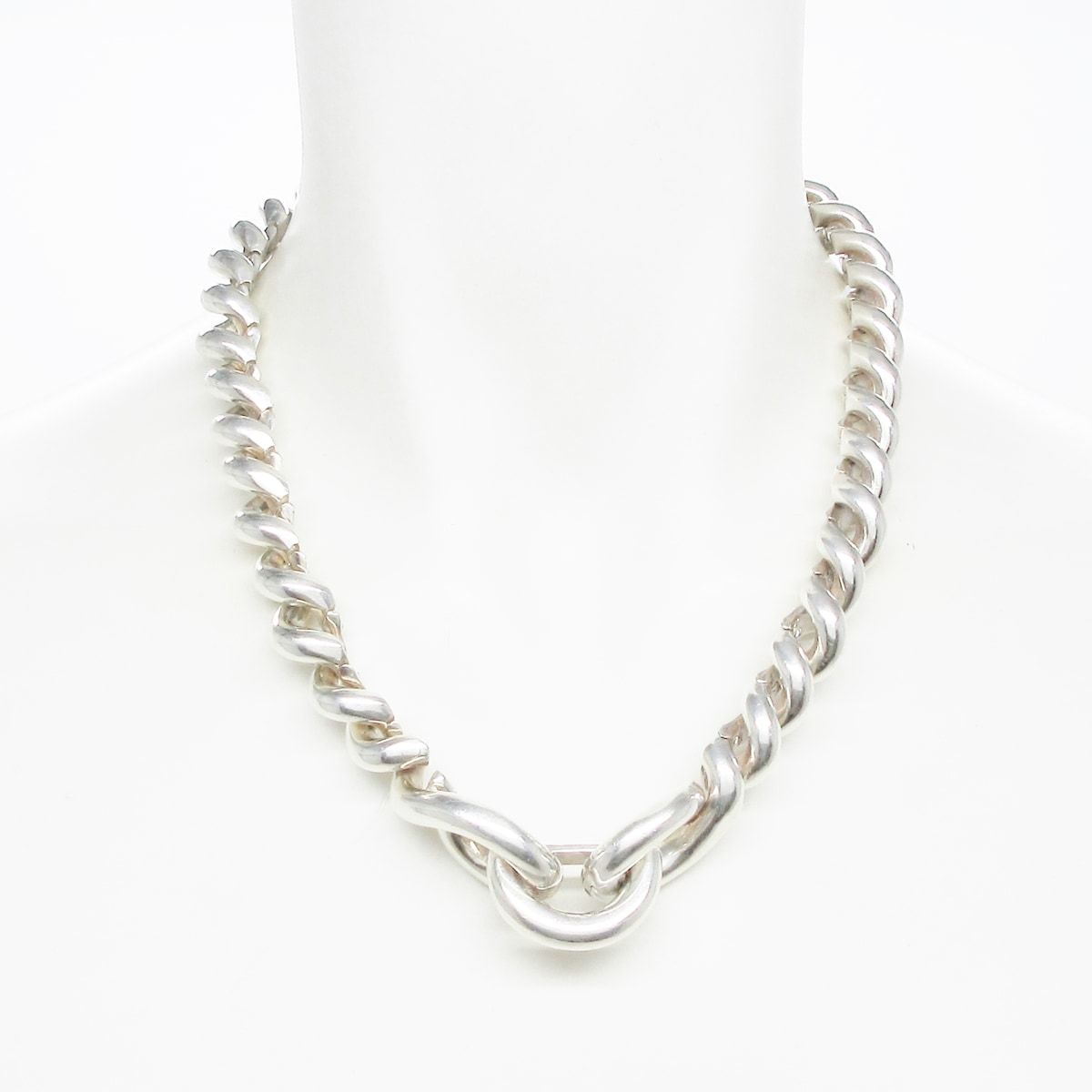 Hermes Necklace Torsade Silver — view 2
