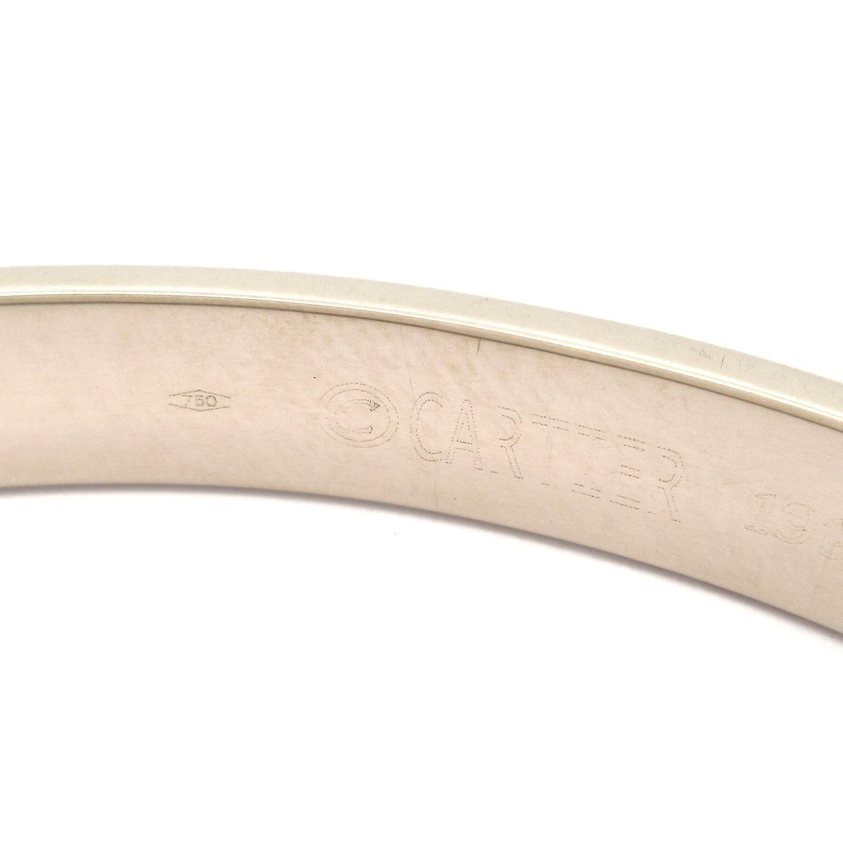 Cartier Bangle Love Bracelet 18k White Gold Vintage — view 4