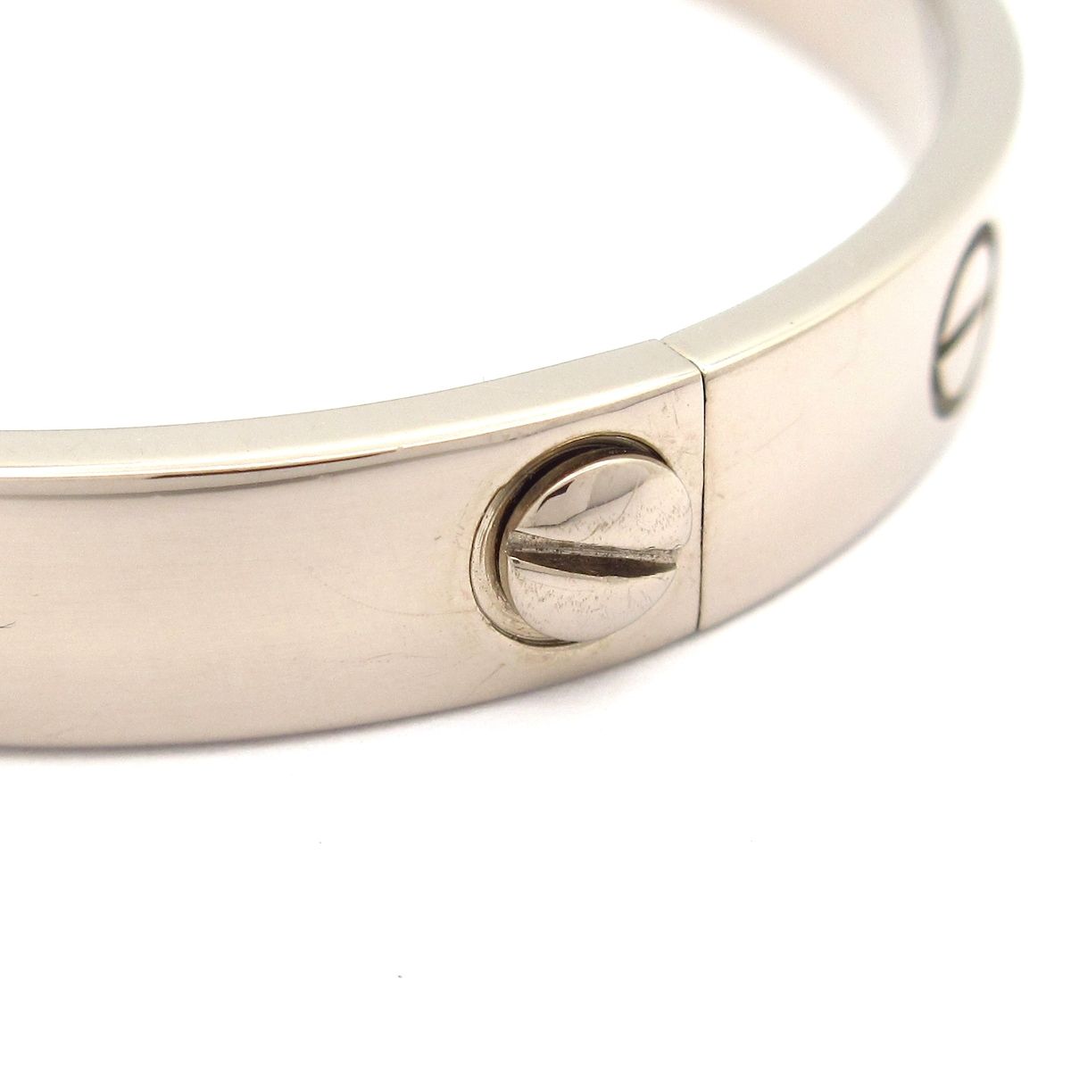Cartier Bangle Love Bracelet 18k White Gold Vintage — view 5