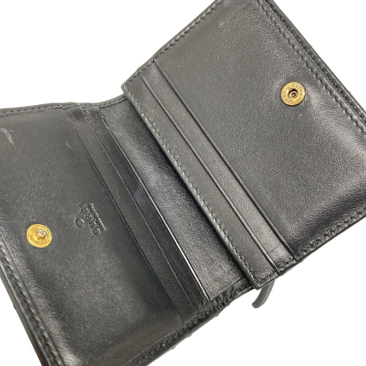 Gucci Coin Case GG Marmont Black Leather — view 3