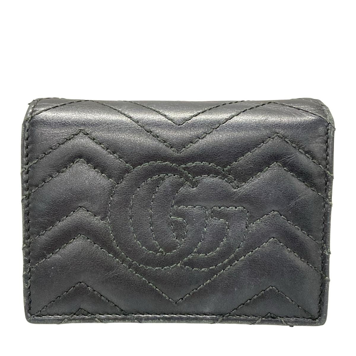 Gucci Coin Case GG Marmont Black Leather — view 2
