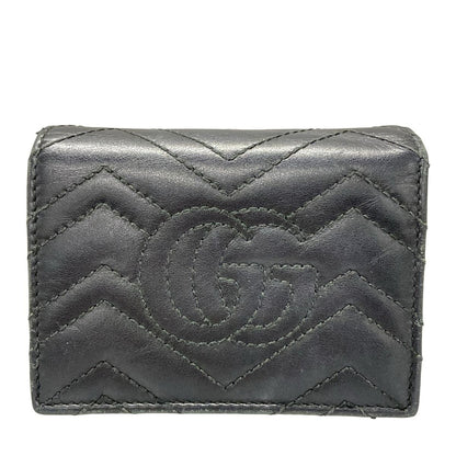 Gucci Coin Case GG Marmont Black Leather — view 2