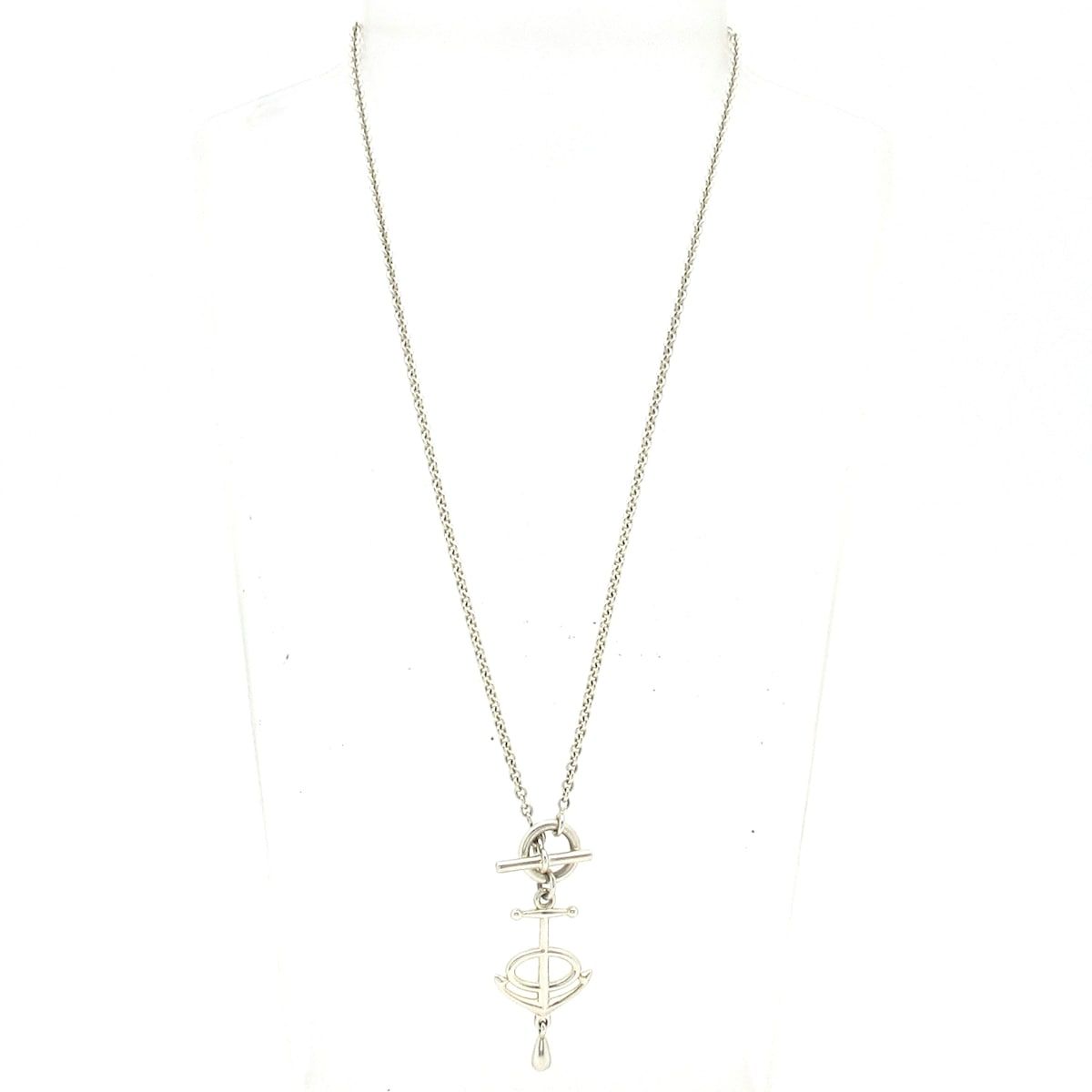Hermes Necklace Grand Largechaine D'ancre Silver Ankari — view 2