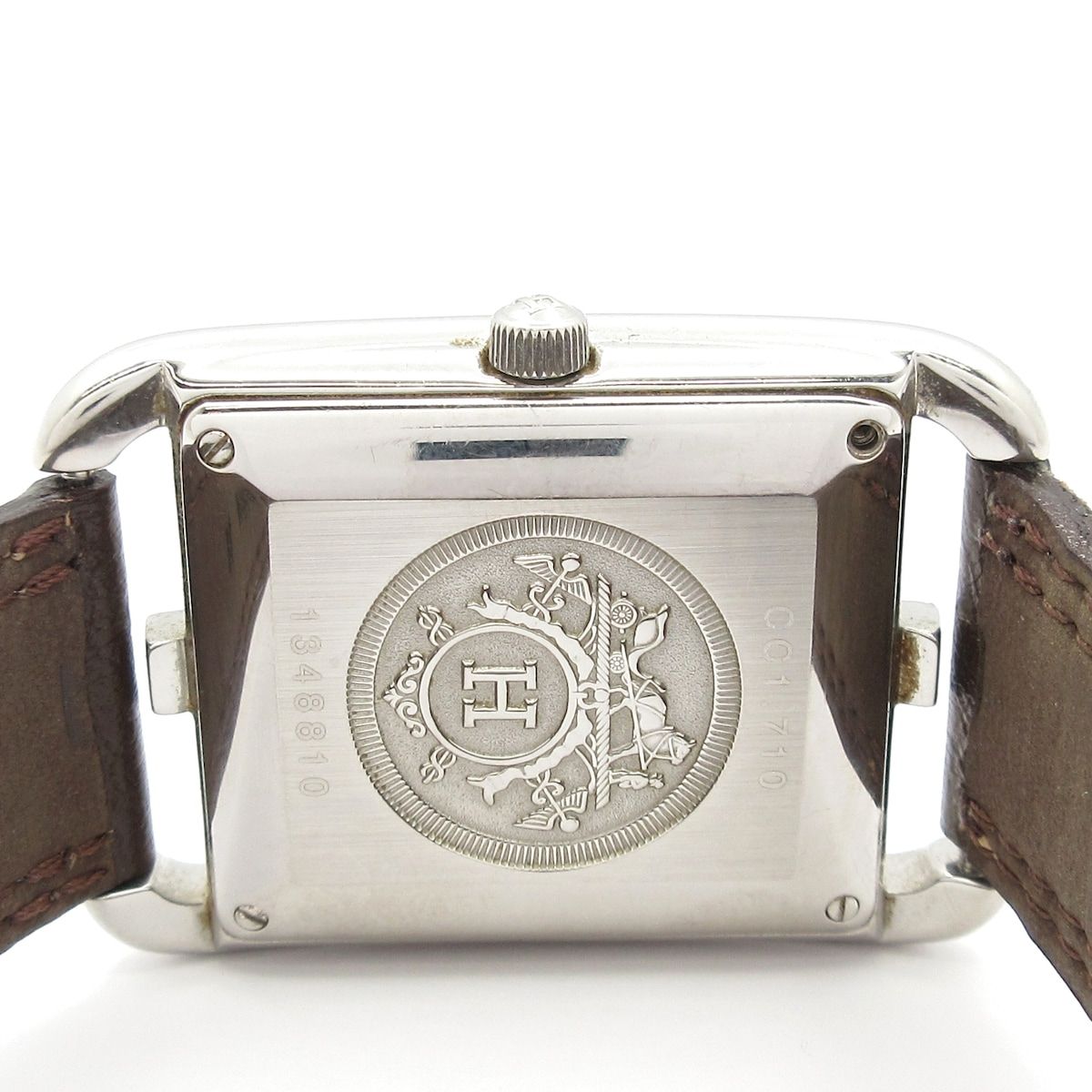 Hermes Watch Capecod External Belt Buckle Ivory — view 3